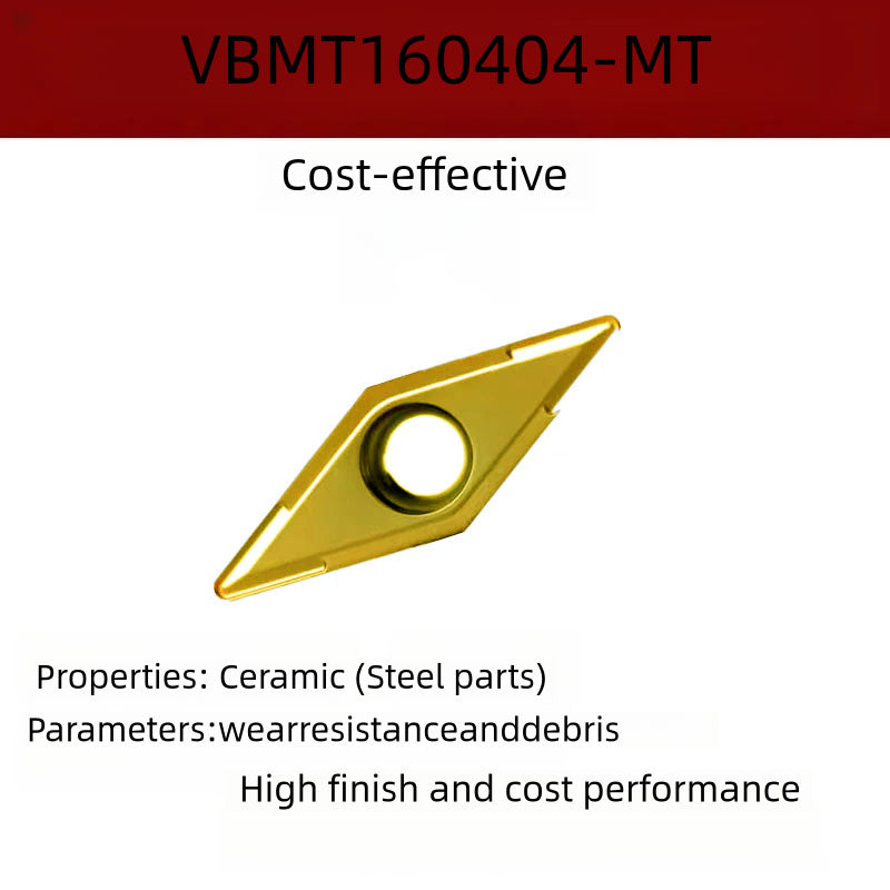 10PCS VCMT110304  VBMT160404 Cermet Coating Insert VBMT VCMT Carbide Turning Inserts