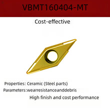 Load image into Gallery viewer, 10PCS VCMT110304  VBMT160404 Cermet Coating Insert VBMT VCMT Carbide Turning Inserts