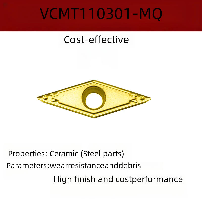 10PCS VCMT110304  VBMT160404 Cermet Coating Insert VBMT VCMT Carbide Turning Inserts