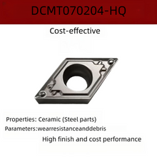 Load image into Gallery viewer, 10PCS DCMT0702 DCMT11T3  Cermet Insert  DCMT Carbide Turning Inserts