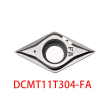 Load image into Gallery viewer, 10PCS DCMT0702 DCMT11T3  Cermet Insert  DCMT Carbide Turning Inserts