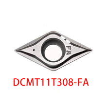 Load image into Gallery viewer, 10PCS DCMT0702 DCMT11T3  Cermet Insert  DCMT Carbide Turning Inserts