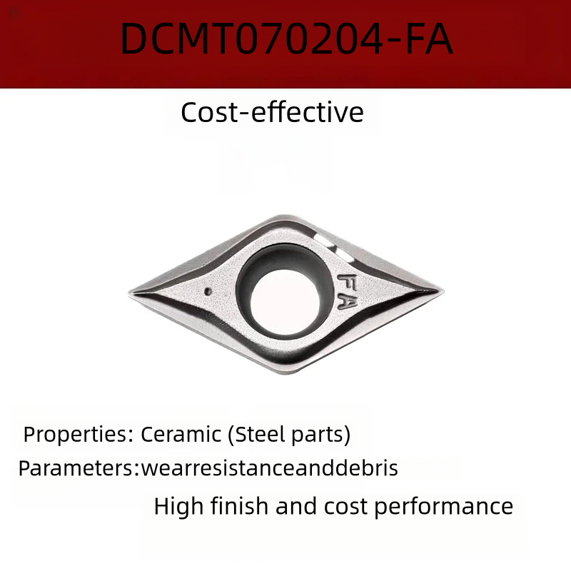 10PCS DCMT0702 DCMT11T3  Cermet Insert  DCMT Carbide Turning Inserts