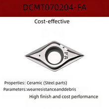 Load image into Gallery viewer, 10PCS DCMT0702 DCMT11T3  Cermet Insert  DCMT Carbide Turning Inserts