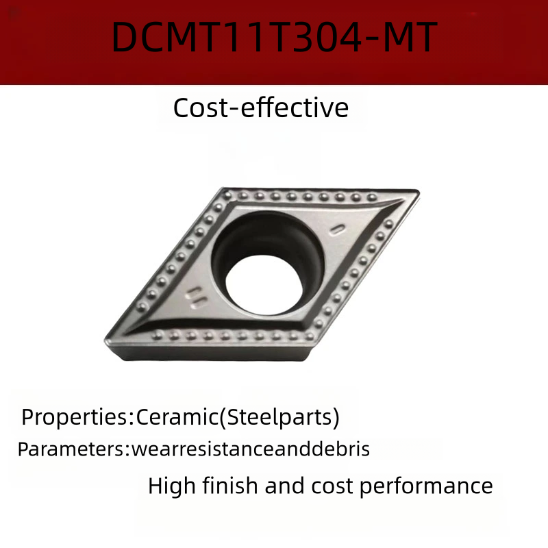 10PCS DCMT0702 DCMT11T3  Cermet Insert  DCMT Carbide Turning Inserts