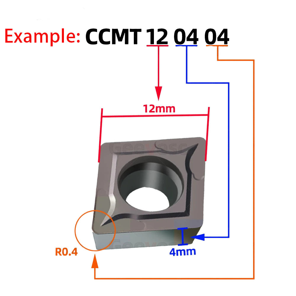 10PCS VCMT110304  VBMT160404 Cermet Coating Insert VBMT VCMT Carbide Turning Inserts